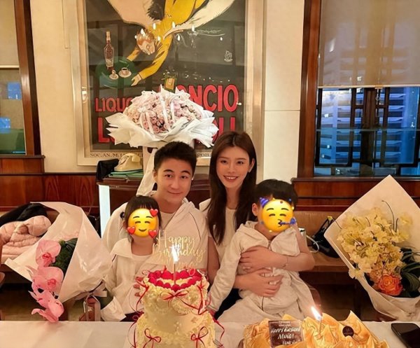 莆田安福相册 何猷君晒全家福为奚梦瑶庆生，36岁奚梦瑶气象超好