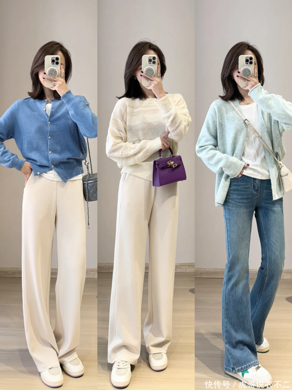 安福相册 毛衣还在配半裙？搭裤子更顺眼哦！这些小手段要学会