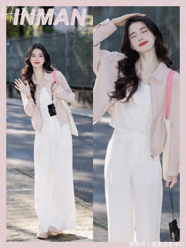 安福相册 春季就该穿“短夹克”，学会这些搭配妙技，文静又减龄