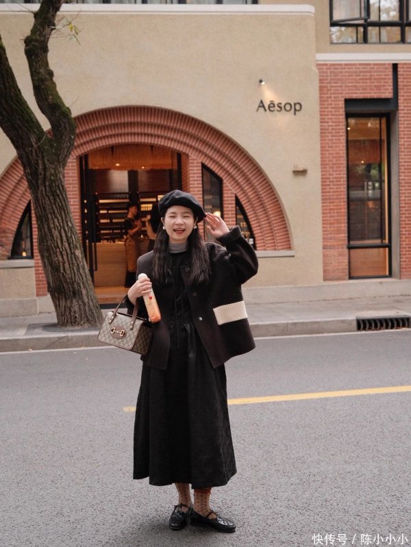 安福相册 啊啊啊all Black｜小个子冬日通勤穿搭