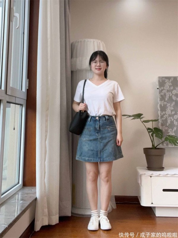 安福相册 圆脸短下巴试试V领吧