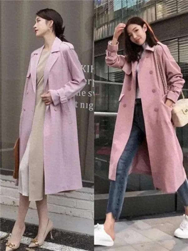 安福相册 被杭州街拍惊艳了，满大街的“风衣+裙子长裤”，回头率高又文静