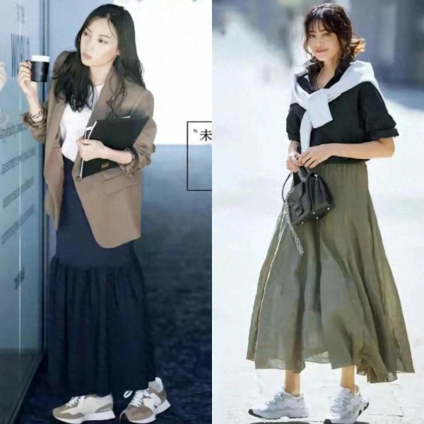 安福相册 本年不兴老爹鞋了，满街齐在穿“浅口单鞋”，搭配裙子长裤齐面子