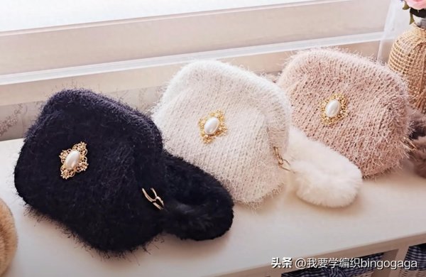 莆田安福家园 用初学级针法也能钩出漂亮小包，阿富汗针正针纹小包教程来啦