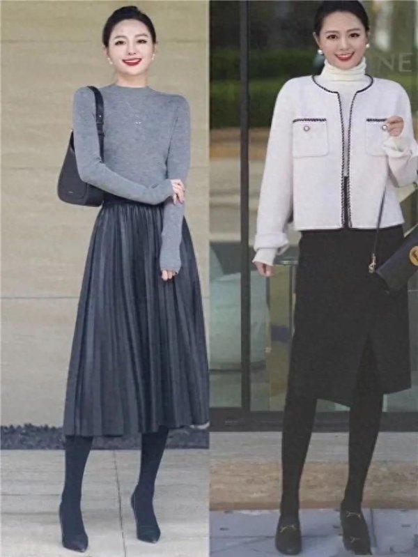 安福相册 这才是中年女东谈主委果的“贵妇”穿搭，从不穿大妈装，不烫羊毛鬈发