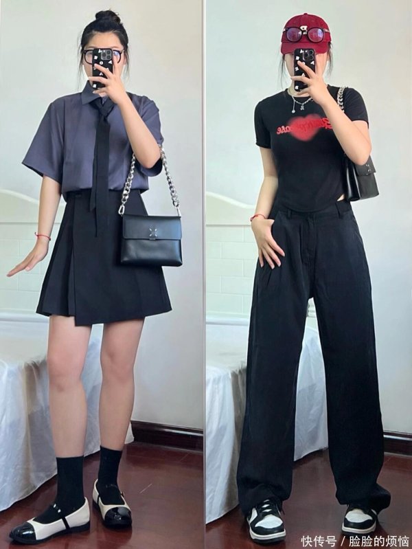 莆田安福家园 130斤｜微胖梨形躯壳黑灰色系显瘦穿搭