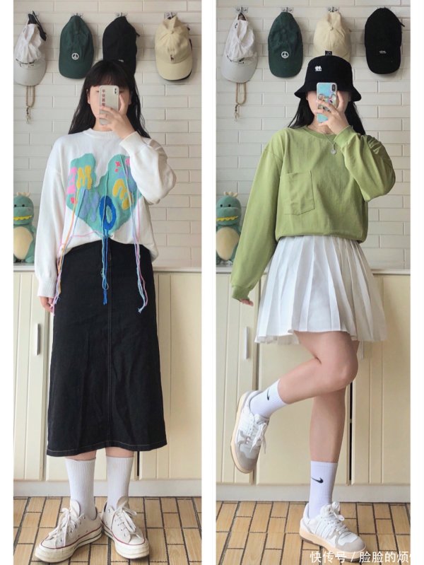 安福相册 130斤微胖穿搭｜爱心流苏毛衣也太顺眼啦