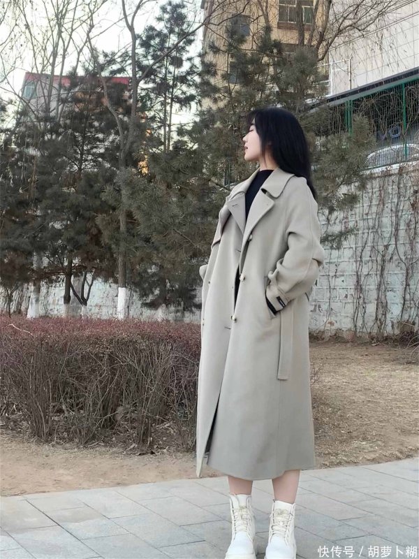 安福相册 158 110斤 小个子微胖女孩要的大衣来啦