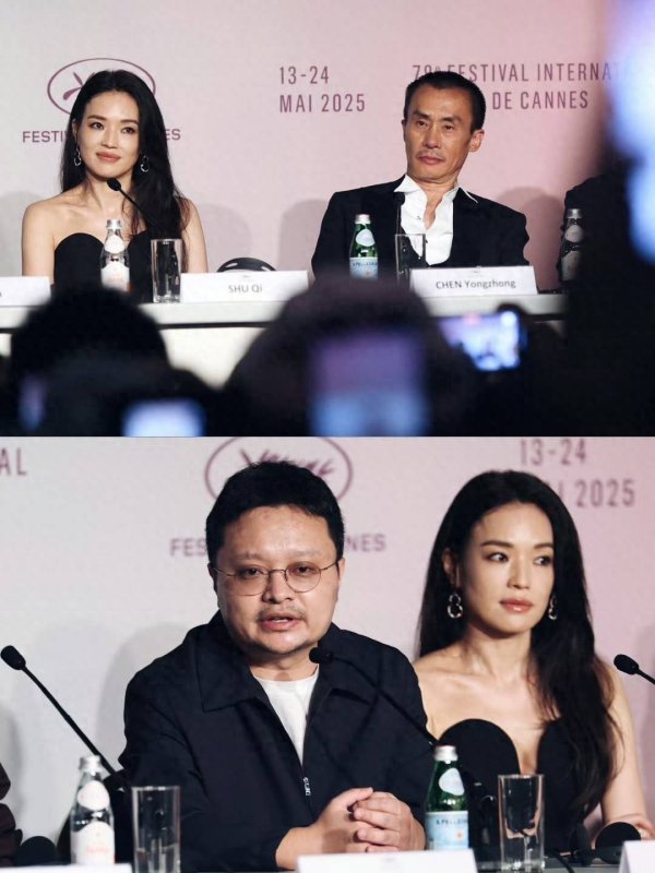 安福相册 舒淇亮相photocall露皱纹，穿小黑裙生图情景惊艳好意思封神