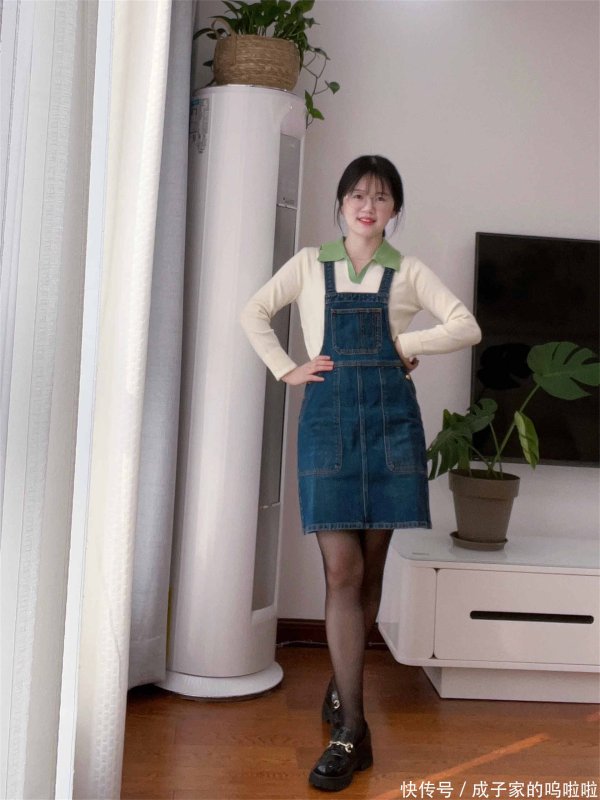 安福相册 学到了，牛仔配黑丝确实很哇噻