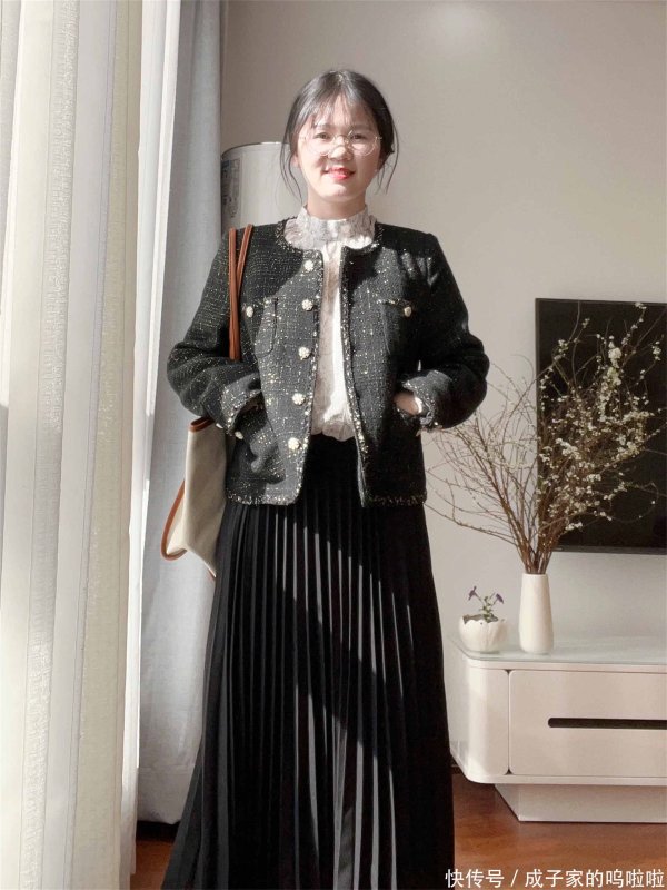 安福相册 通勤穿搭｜经典气质小香风