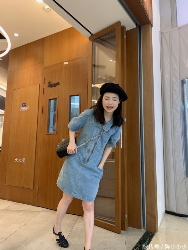 安福相册 哇！男一又友说我穿牛仔裙真实绝了小个子OOTD