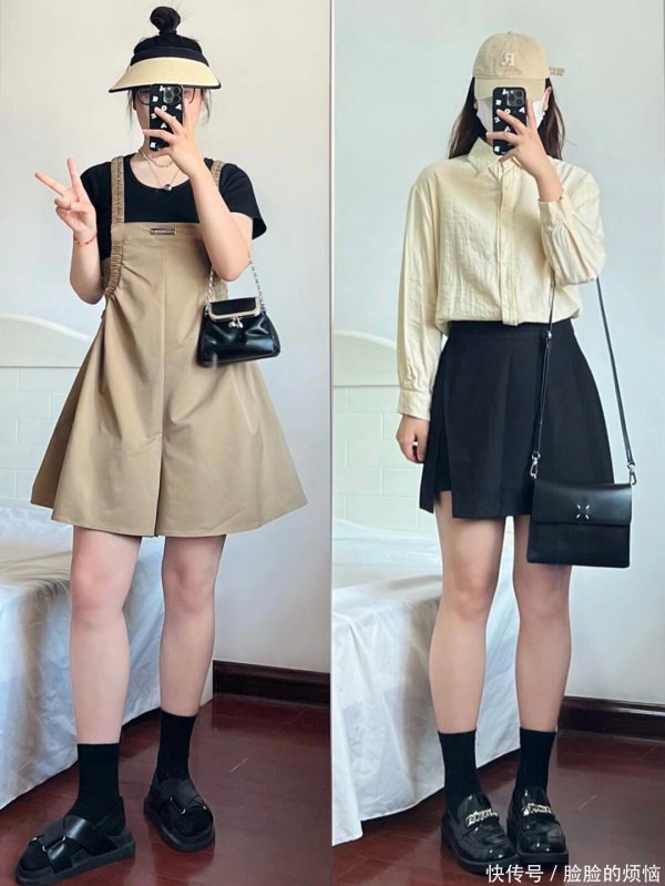 安福相册 130斤微胖梨形｜夏令从简自在～显瘦穿搭