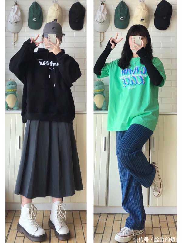 安福相册 130斤微胖女孩｜遮肉显瘦学生党平价穿搭