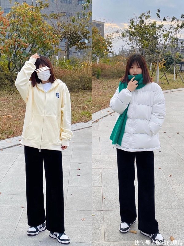 安福相册 130斤微胖女生｜冬日平价棉服御寒显瘦穿搭