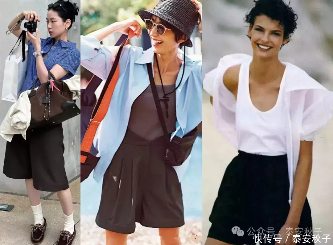 安福相册 衬衫+西装短裤=今夏“王炸”cp！酷飒绝好意思，又很有恣意感
