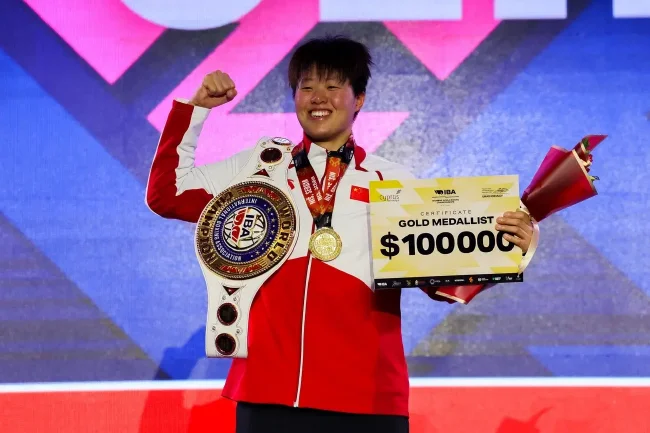 莆田安福相册 拳击世锦赛詹依莲夺冠 胡好意思益亚军有所成长