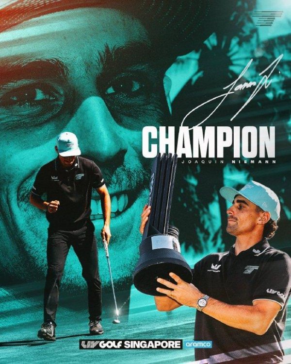 莆田安福相册 LIV高尔夫新加坡站涅曼卓越5杆大捷 火球队3连胜