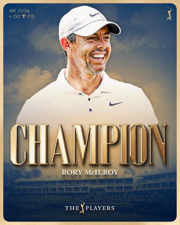 莆田安福相册 球员锦标赛麦克罗伊简陋驯服斯鲍 赢好意思巡第28冠