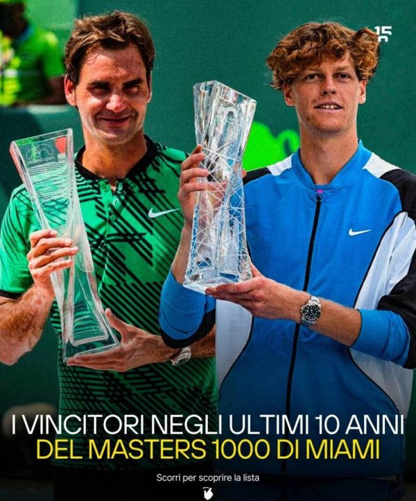 莆田安福相册 盘货迈阿密近十年男单冠军：德约三连冠，纳豆屡端盘！