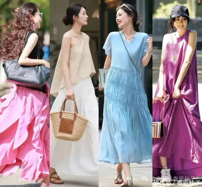 安福相册 念念不到，今夏的“大裙子”倏得爆火！优雅大方，又超等显瘦