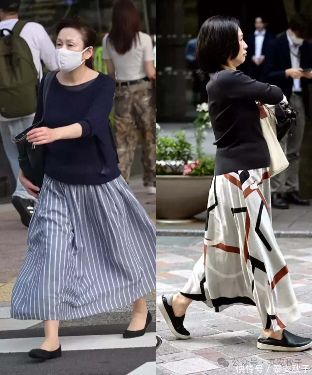 安福相册 又被“日本奶奶”惊艳到！裙不上膝、鞋穿平底，个个抽象得不像话